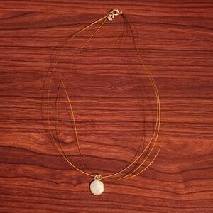 Pearl & Wire Necklace